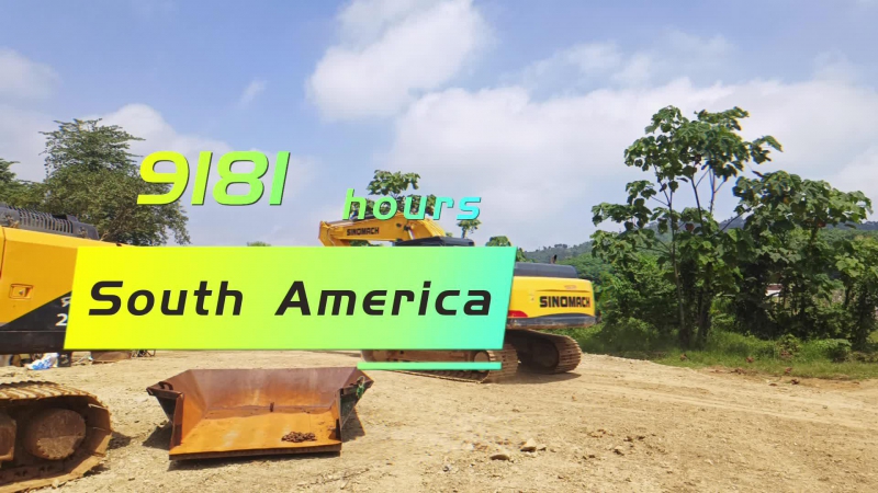 Excavator for South American Gold Mine