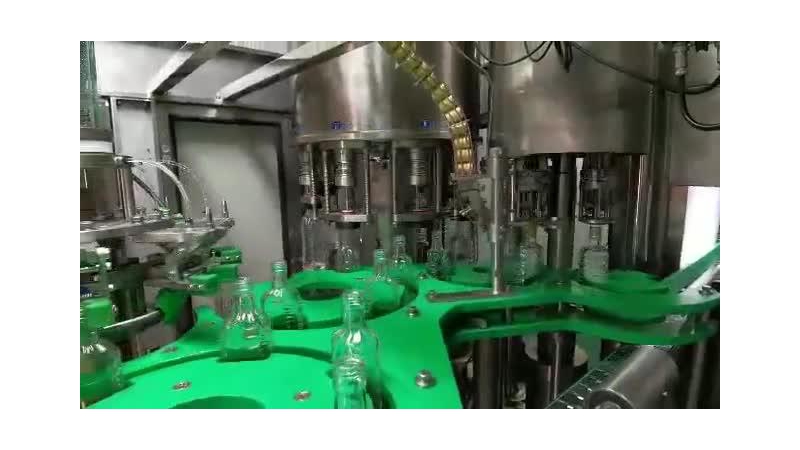 Glass Bottle Washing Filling Capping Machine