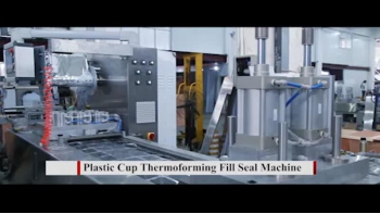 Plastic Cup Thermoforming Fill Seal Machine