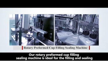 Rotary Preformed Cup Filling Sealing Machine
