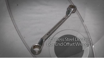 Stainless Steel Double Box End Offset Wrench