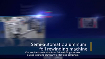 Semi-automatic Aluminum Foil Rewinding Machine