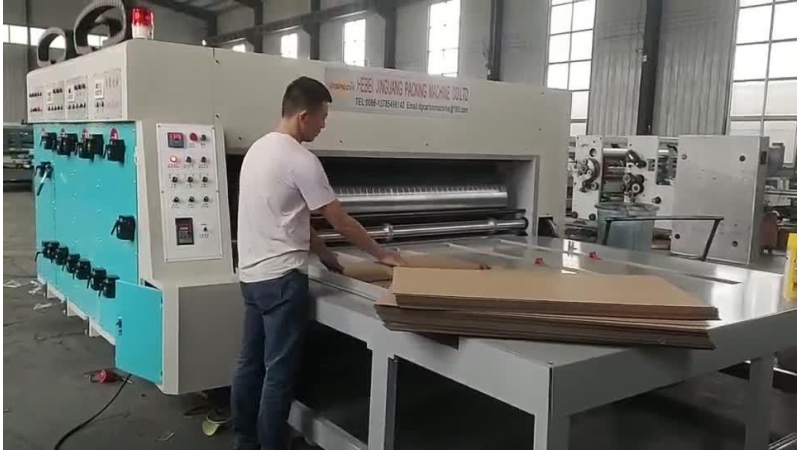 Semi Automatic Flexo Printer Slotter Diecutter