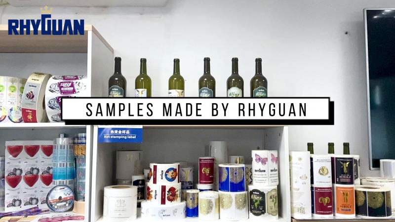 Label Samples Made from Rhyguan Label Machinery