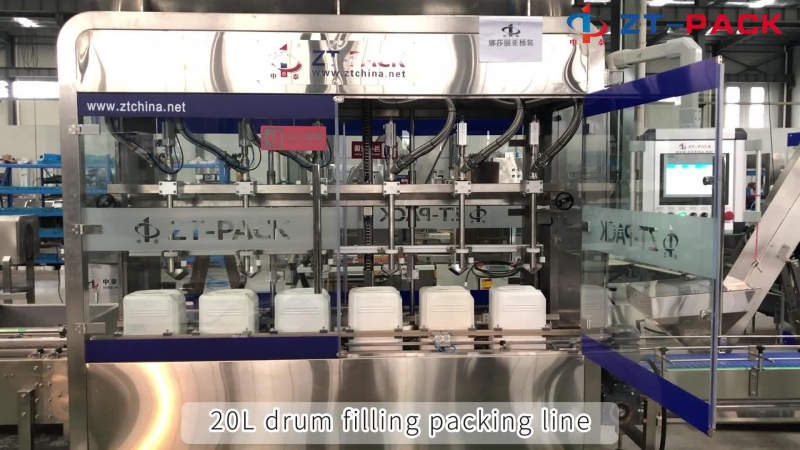 Full Automatic 5L-30L Drum Gallons Net Weight Filling Machine