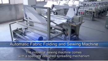Automatic Fabric Folding and Sewing Machine