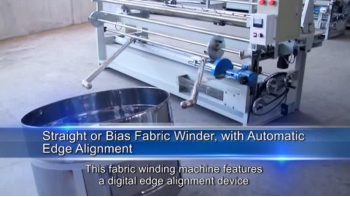 Fabric Winder with Automatic Edge Alignment