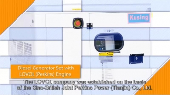 Diesel Generator Set with Lovol Perkins Engine