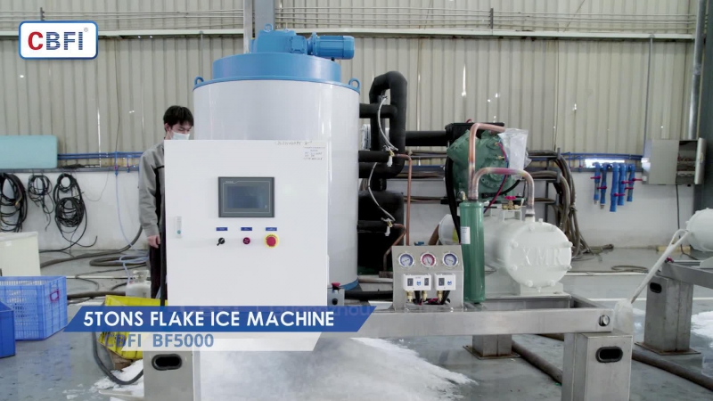 5 Tons Per Day Containerized Ice Flake Making Machine