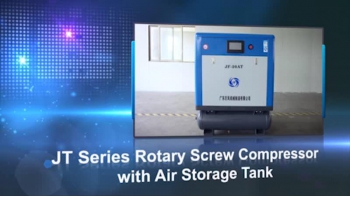 Rotary Screw Compressor with Air Storage Tank