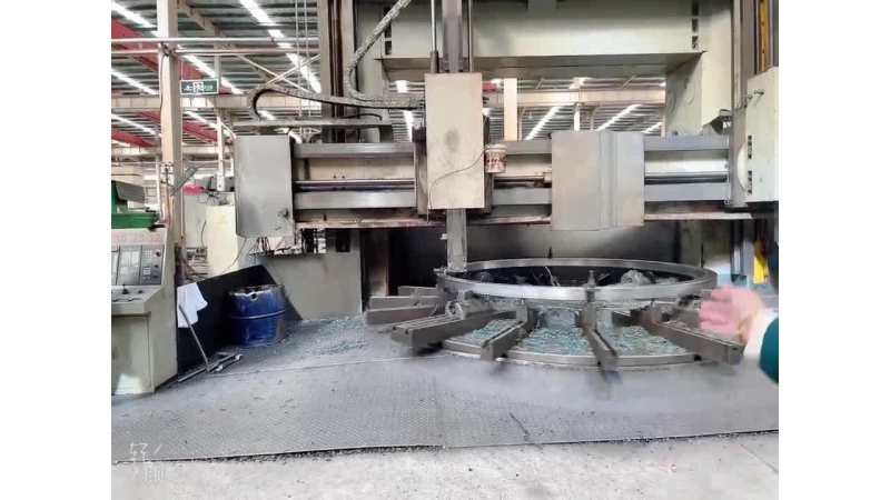 Bearing turning processing by 5 meter turning machine