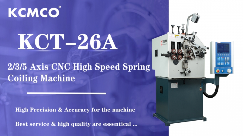 KCT-26A 2 AXIS CNC SPRING COILING MACHINE