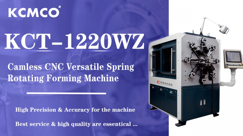 KCT-1220WZ 0.3-2.5mm Spring Making Machine