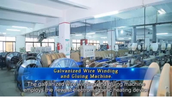 Galvanized Wire Winding and Gluing Machine