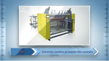 Automatic Coreless Air Bubble Film Rewinder