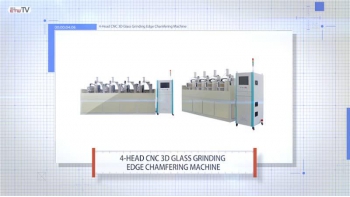 4 Head CNC 3D Glass Grinding Edge Chamfering Machine