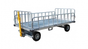 Open Type Airport Baggage Trailer