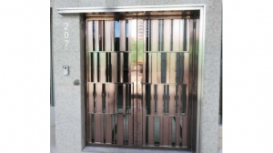 Fire Rated Glass Door with Stainless Steel Frame