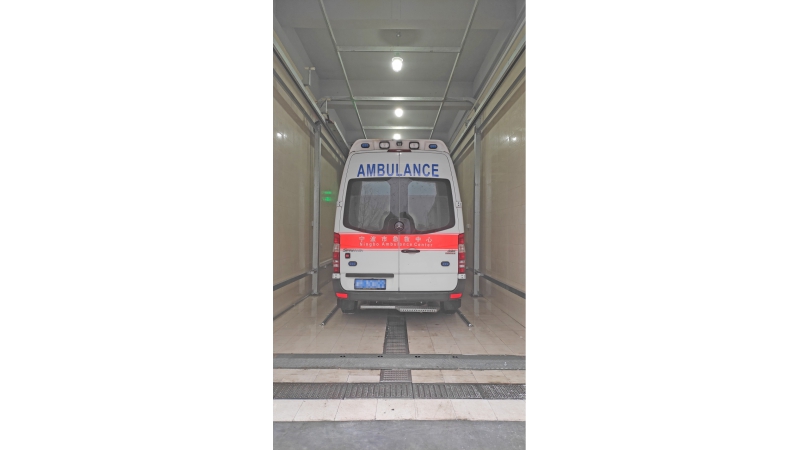 Disinfect and Washing System for Ambulances