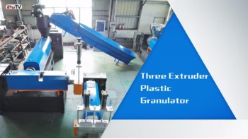 Three Extruder Plastic Granulator
