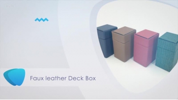 Faux Leather Deck Box