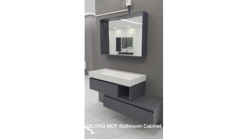 Layered Wall-Mounted Bathroom Cabinet