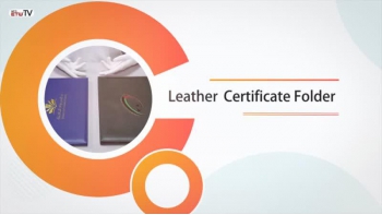 Leather Certificate Folder