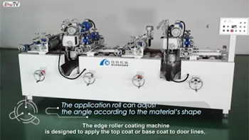 Edge Roller Coating Machine